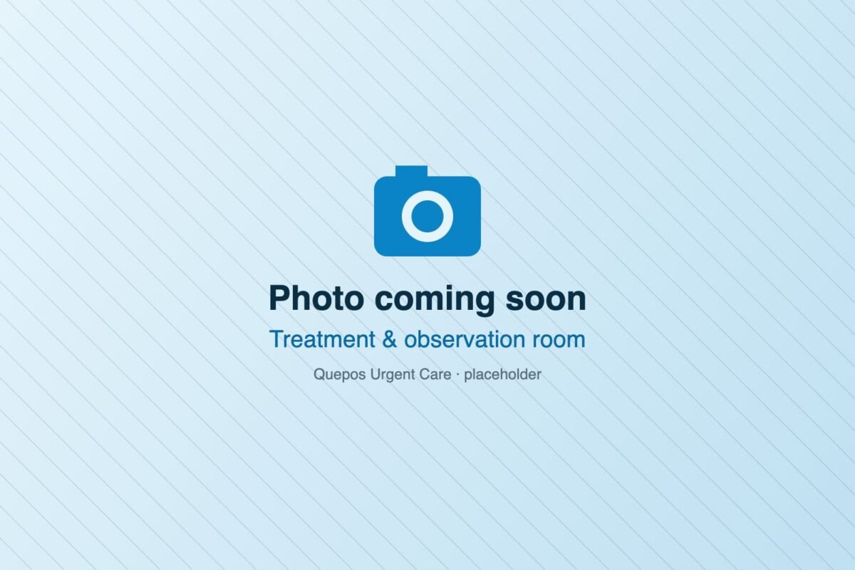 Treatment and observation room